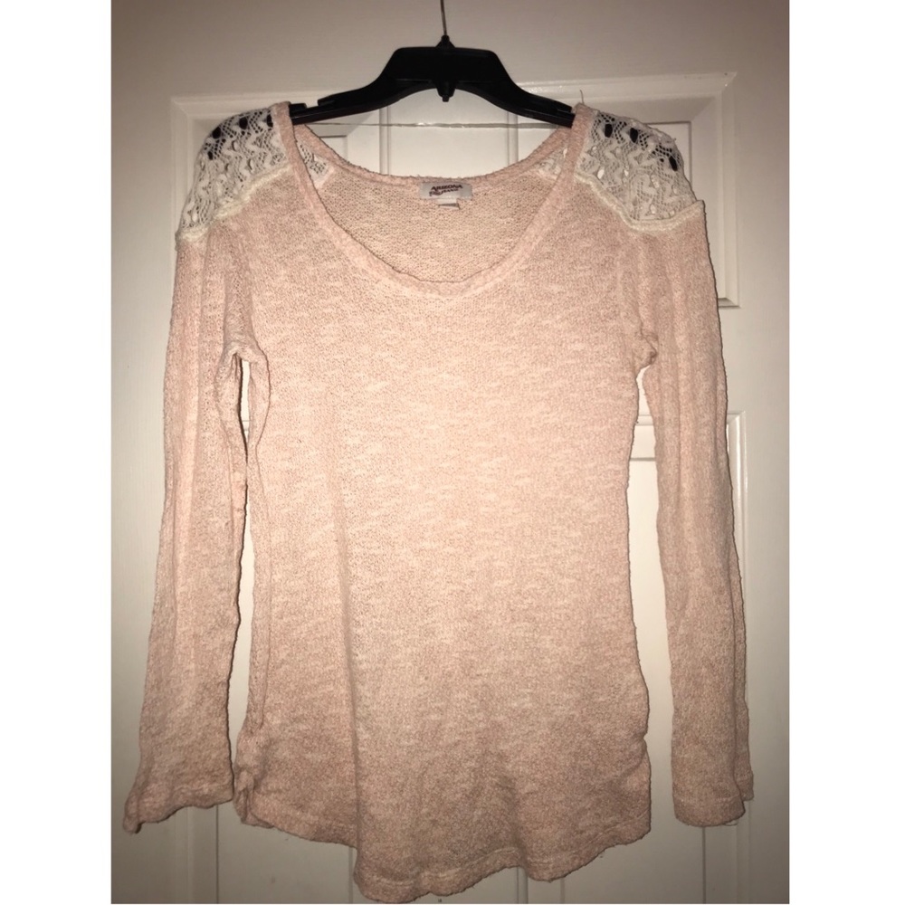 🎀Blush pink and lace top🎀
